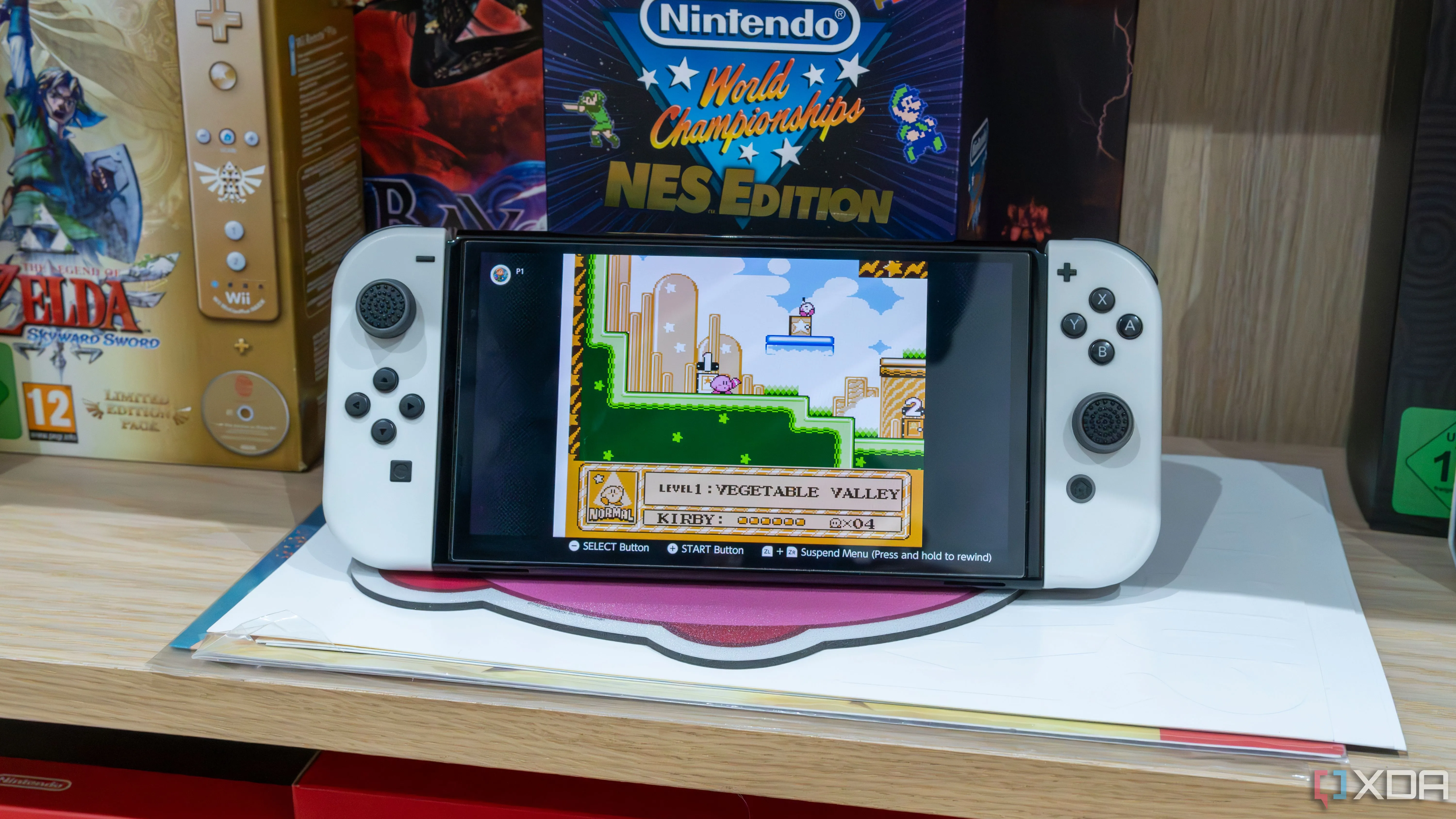 Ảnh minh họa gameplay Kirby's Adventure trên Nintendo Switch Online