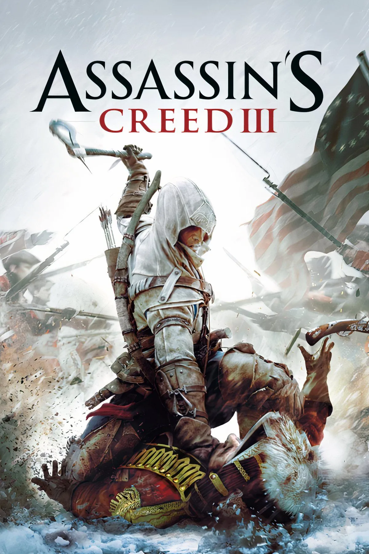 Bìa game Assassin's Creed III, với nhân vật Haytham Kenway ẩn chứa plot twist bất ngờ.