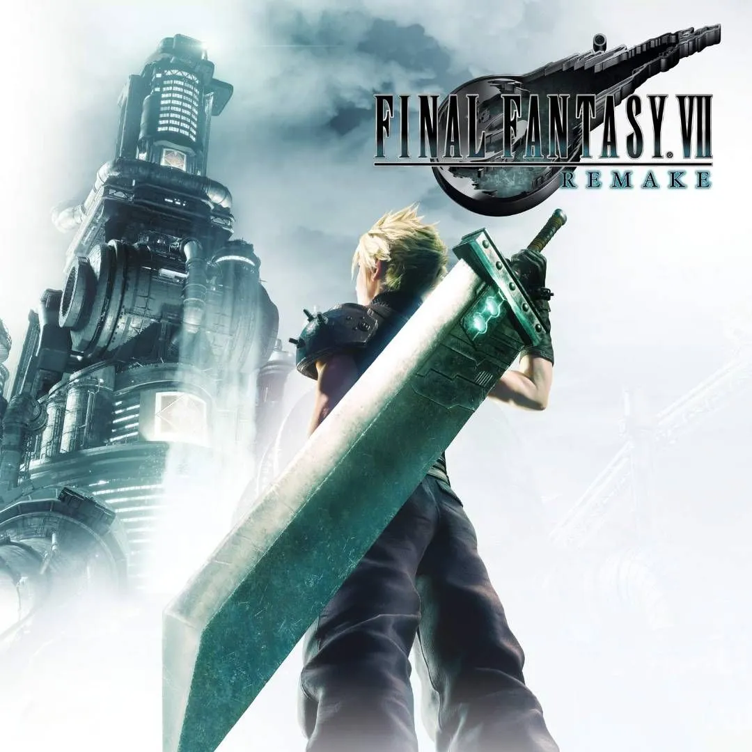 Bìa game Final Fantasy VII Remake, nơi có một trong những plot twist buồn nhất lịch sử game.