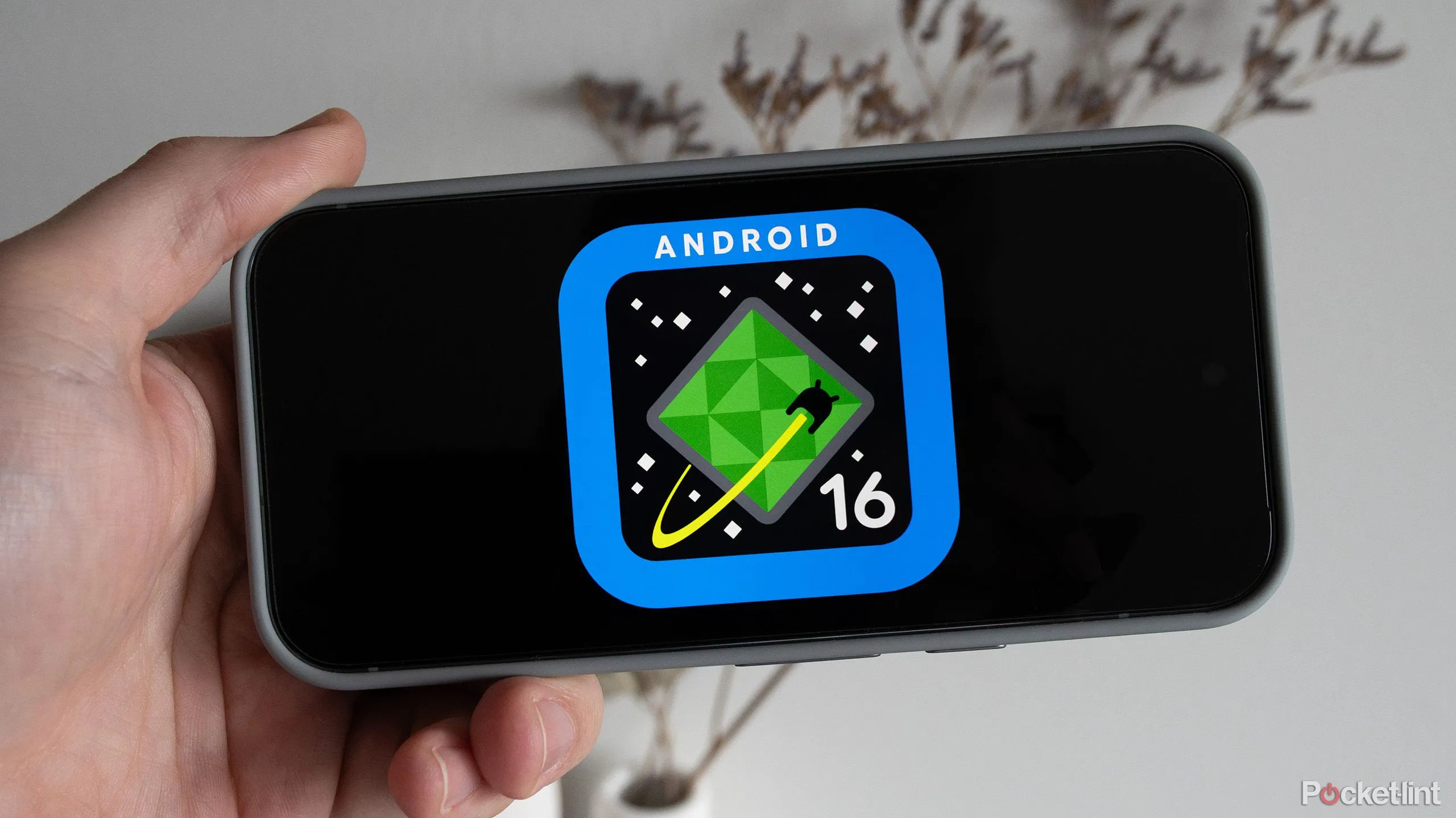 Biểu tượng hoặc hình ảnh đại diện cho hệ điều hành Android 16
