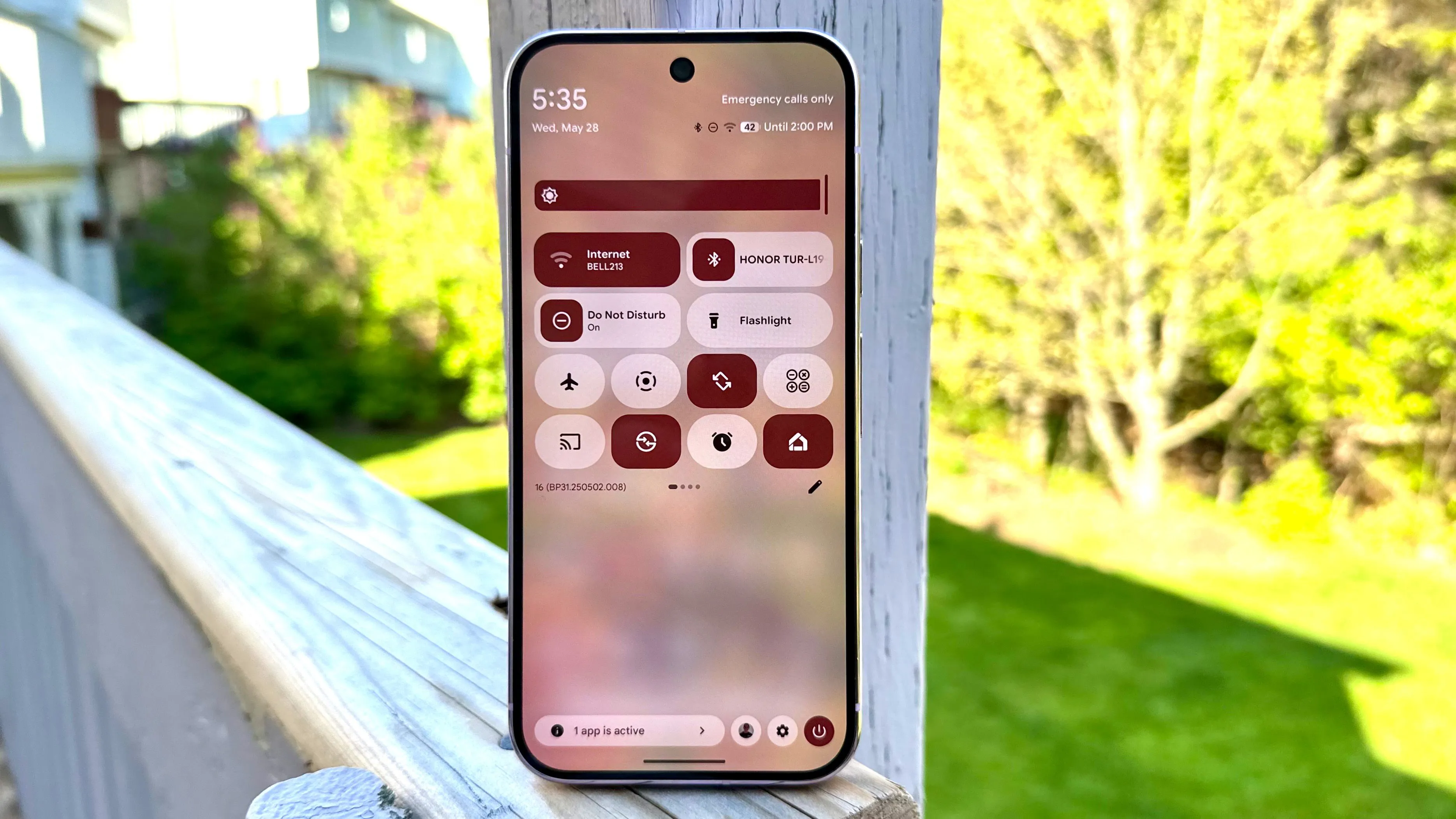Giao diện cài đặt của hệ điều hành Android 16 Beta