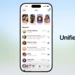 Giao diện mới của ứng dụng Điện thoại trên iOS 26 với danh bạ ghim