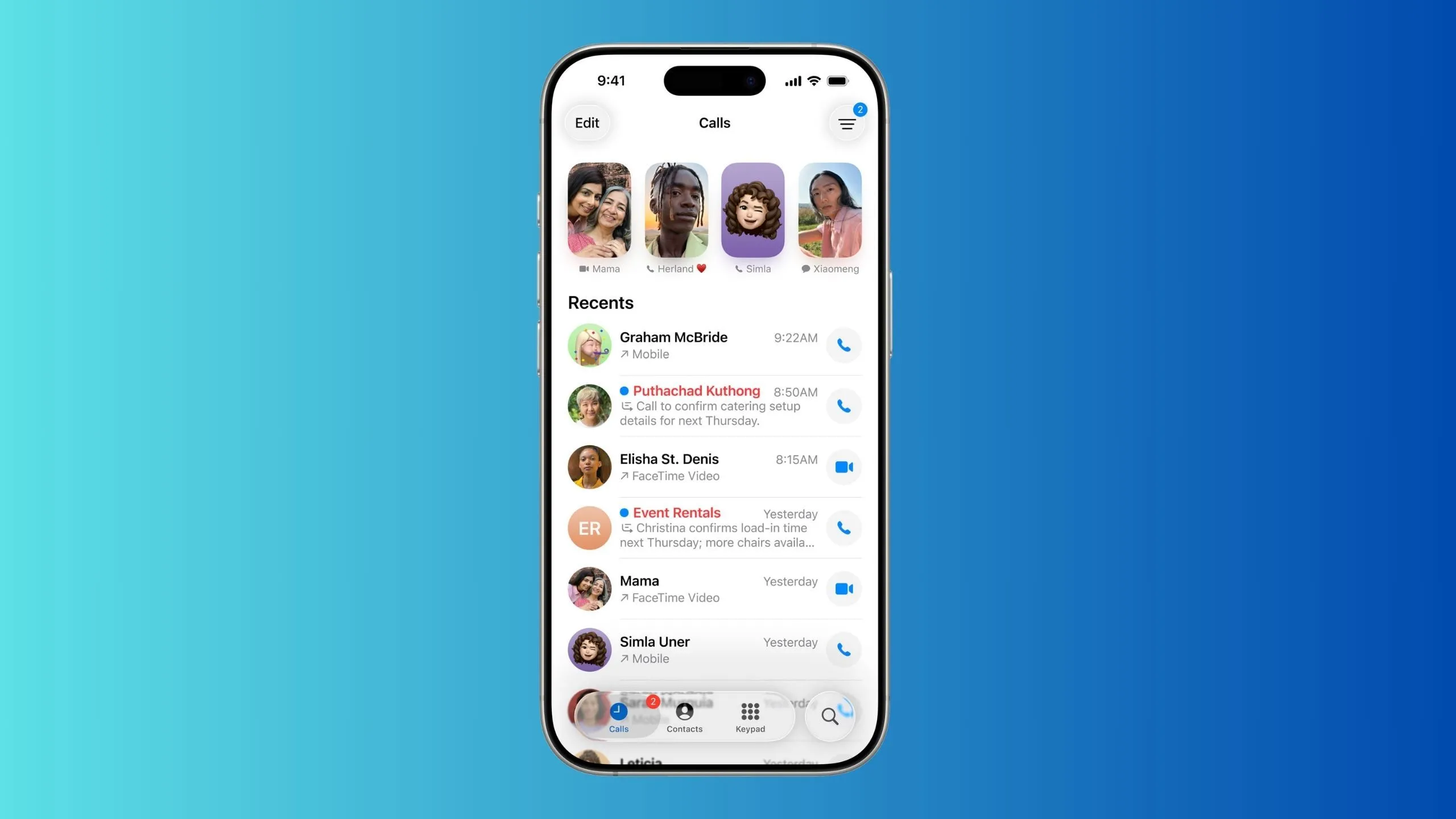 Giao diện tính năng Call Screening mới trên iOS 26 đang hoạt động