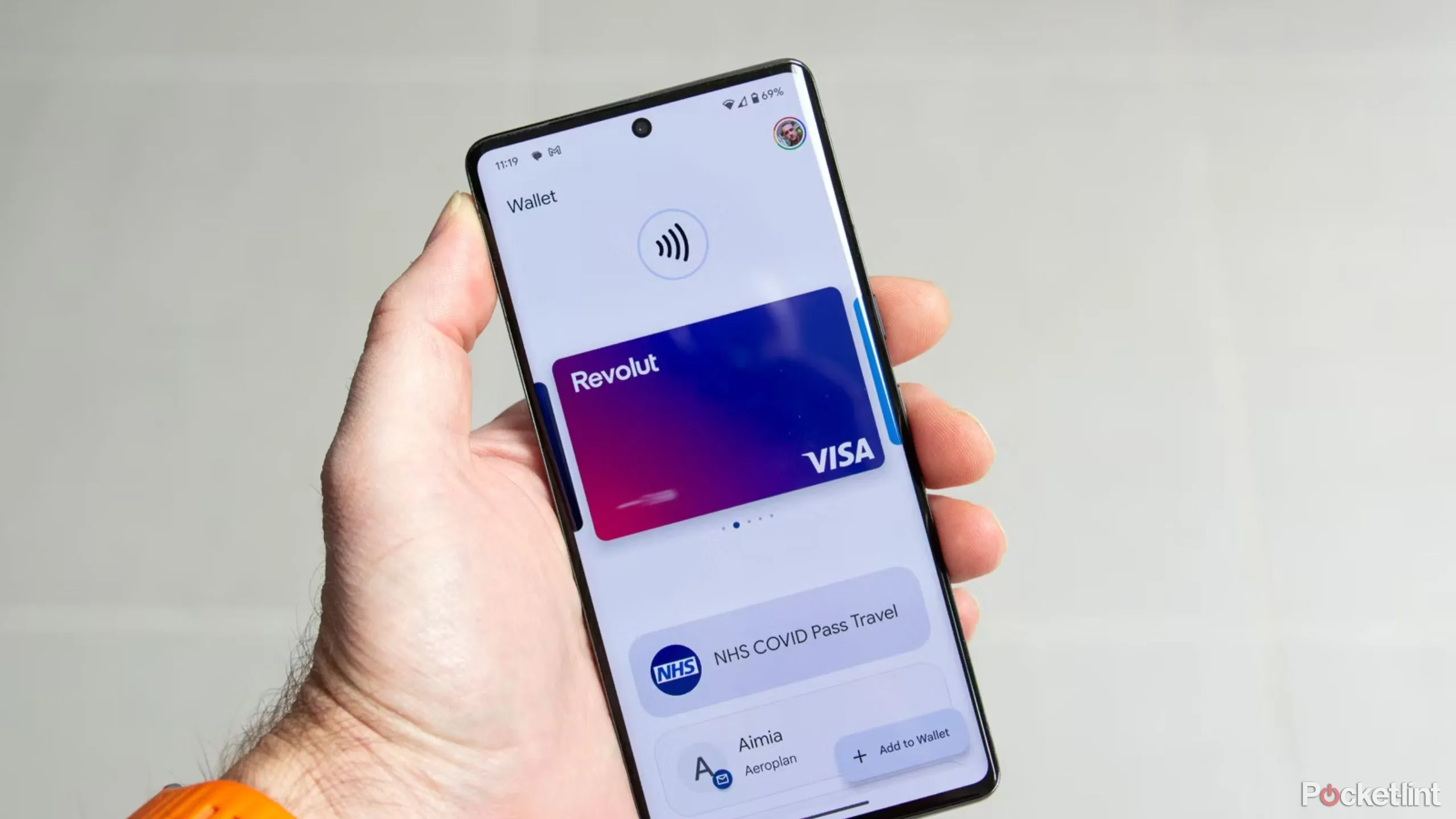 Giao diện ứng dụng Google Wallet hỗ trợ ID kỹ thuật số