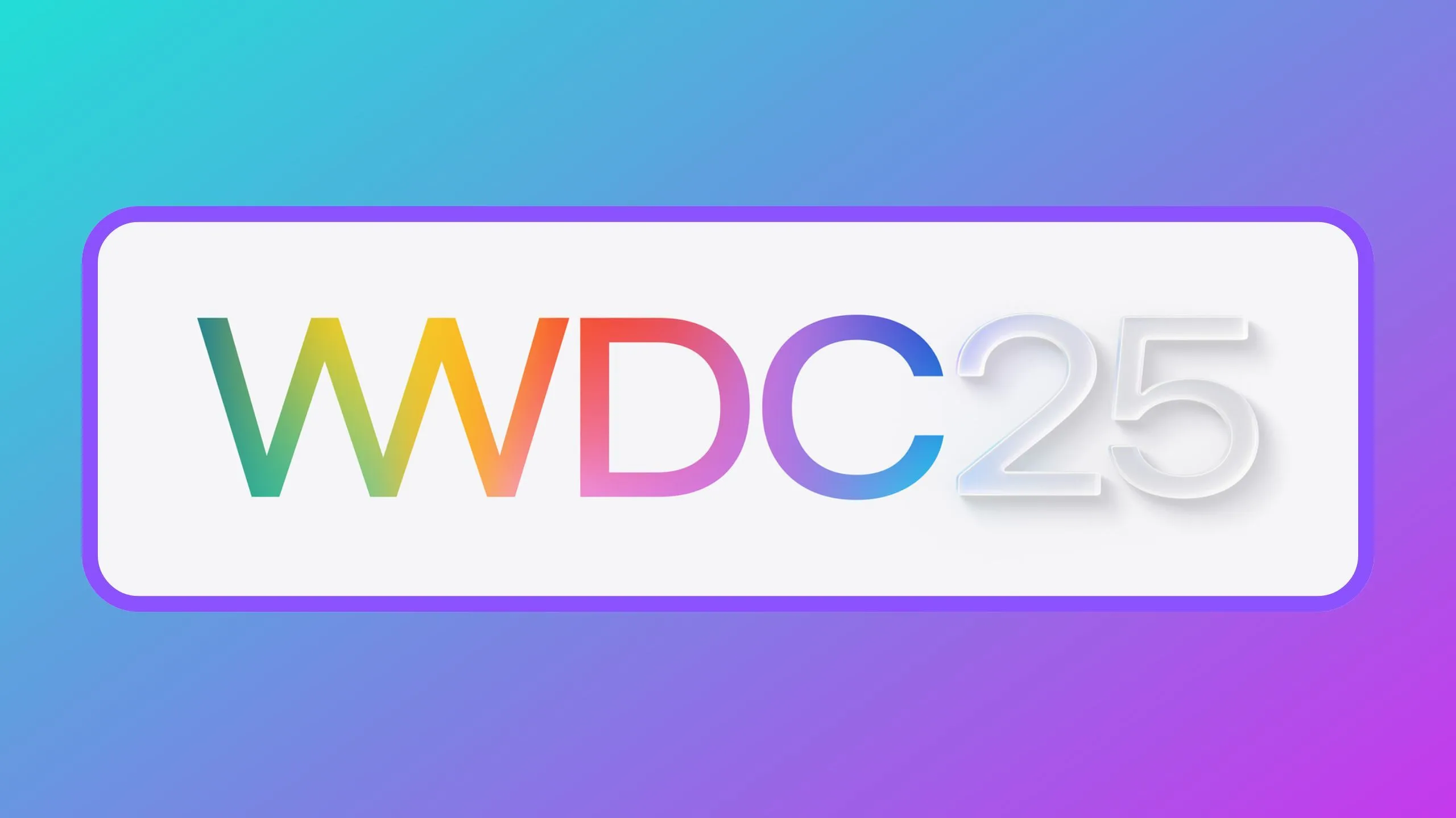Hình ảnh quảng bá sự kiện Apple WWDC 2025 sắp diễn ra