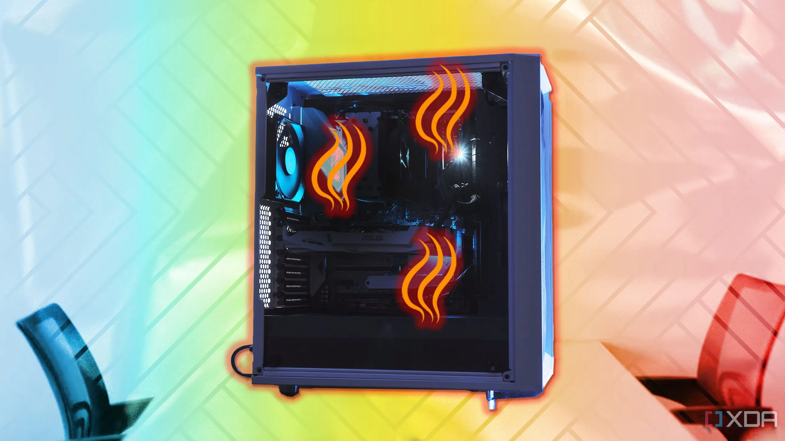Hình minh họa liên quan đến các biện pháp tản nhiệt và quản lý nhiệt độ trong PC, trực tiếp liên quan đến hiện tượng Thermal Throttling.