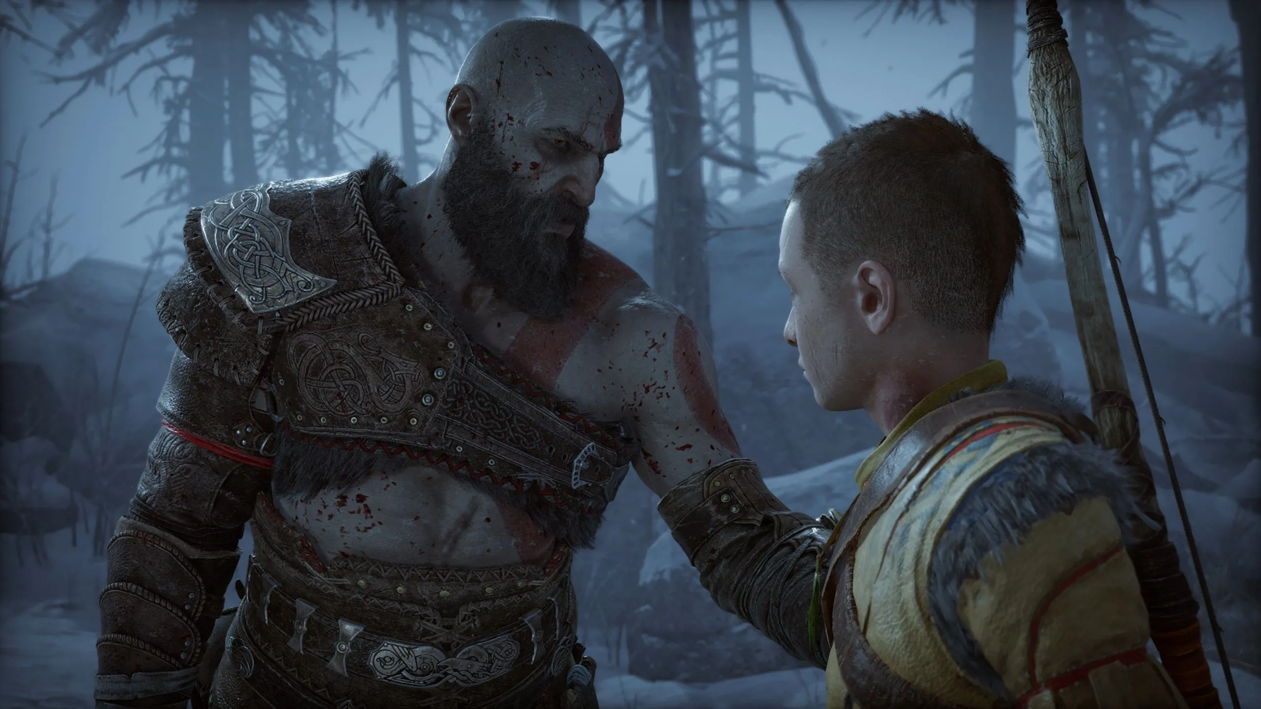Kratos và Atreus trong game God of War Ragnarök
