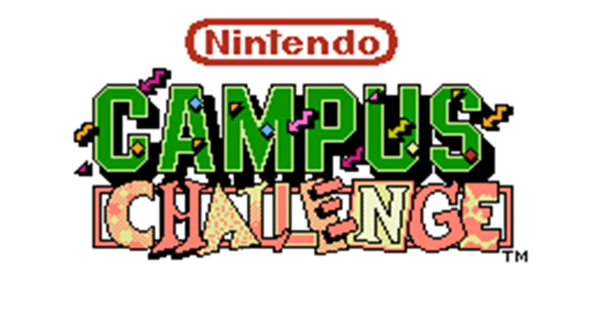 Màn hình tiêu đề của băng game Nintendo Campus Challenge 1992 cho SNES, một vật phẩm lịch sử game hiếm.