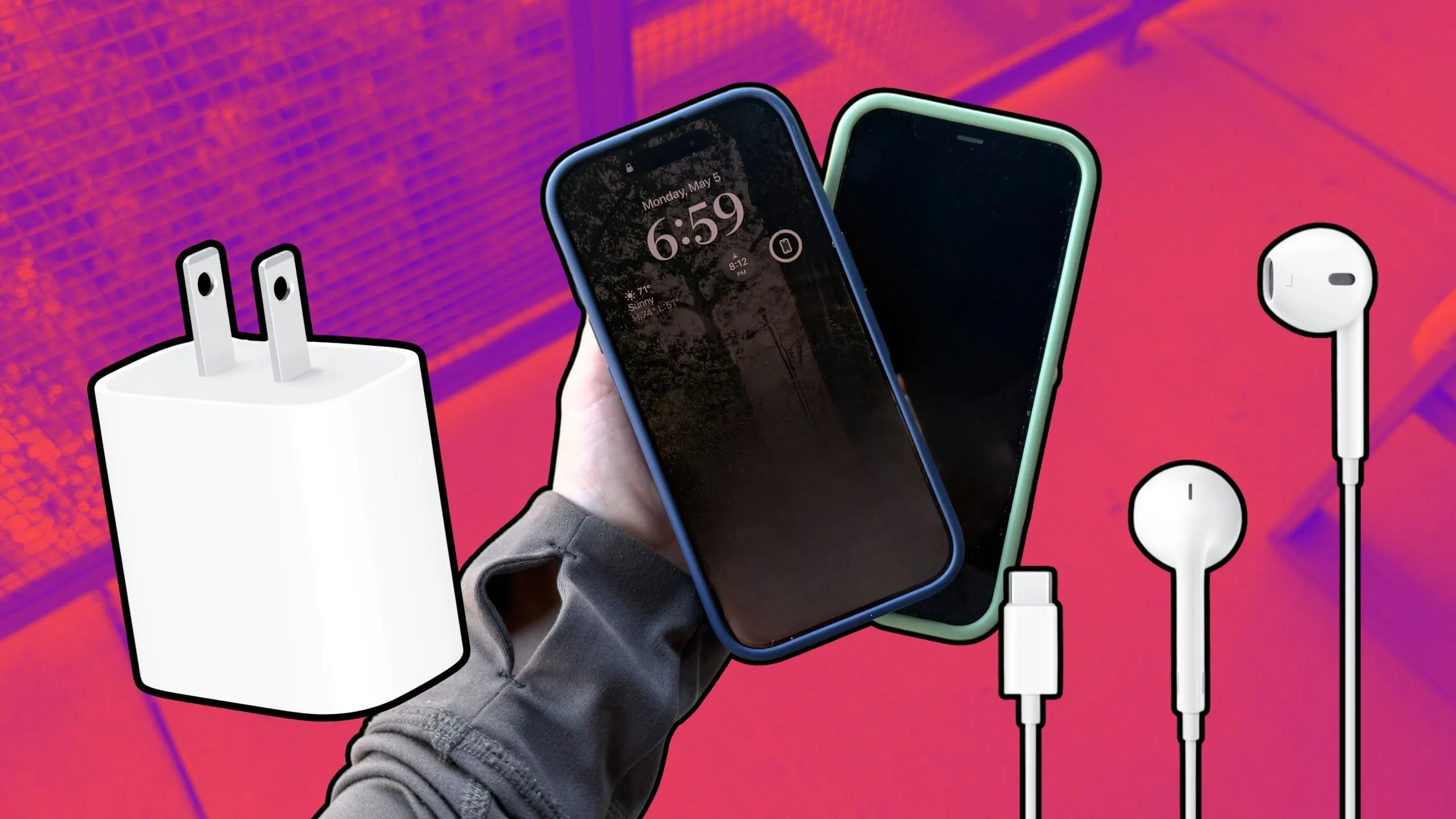 Phụ kiện và thiết bị Apple bao gồm iPhone và EarPods