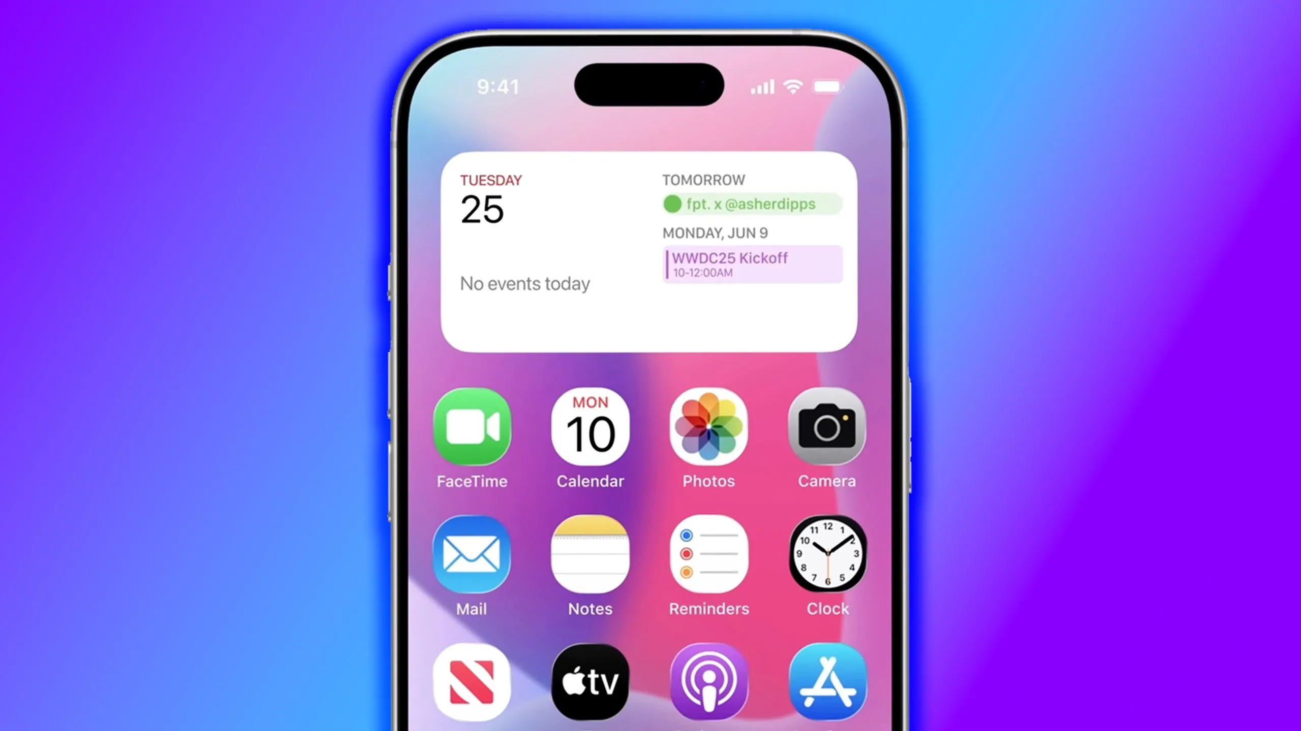 Thiết kế concept giao diện iOS 19 (dự kiến đổi tên thành iOS 26) với phong cách mới