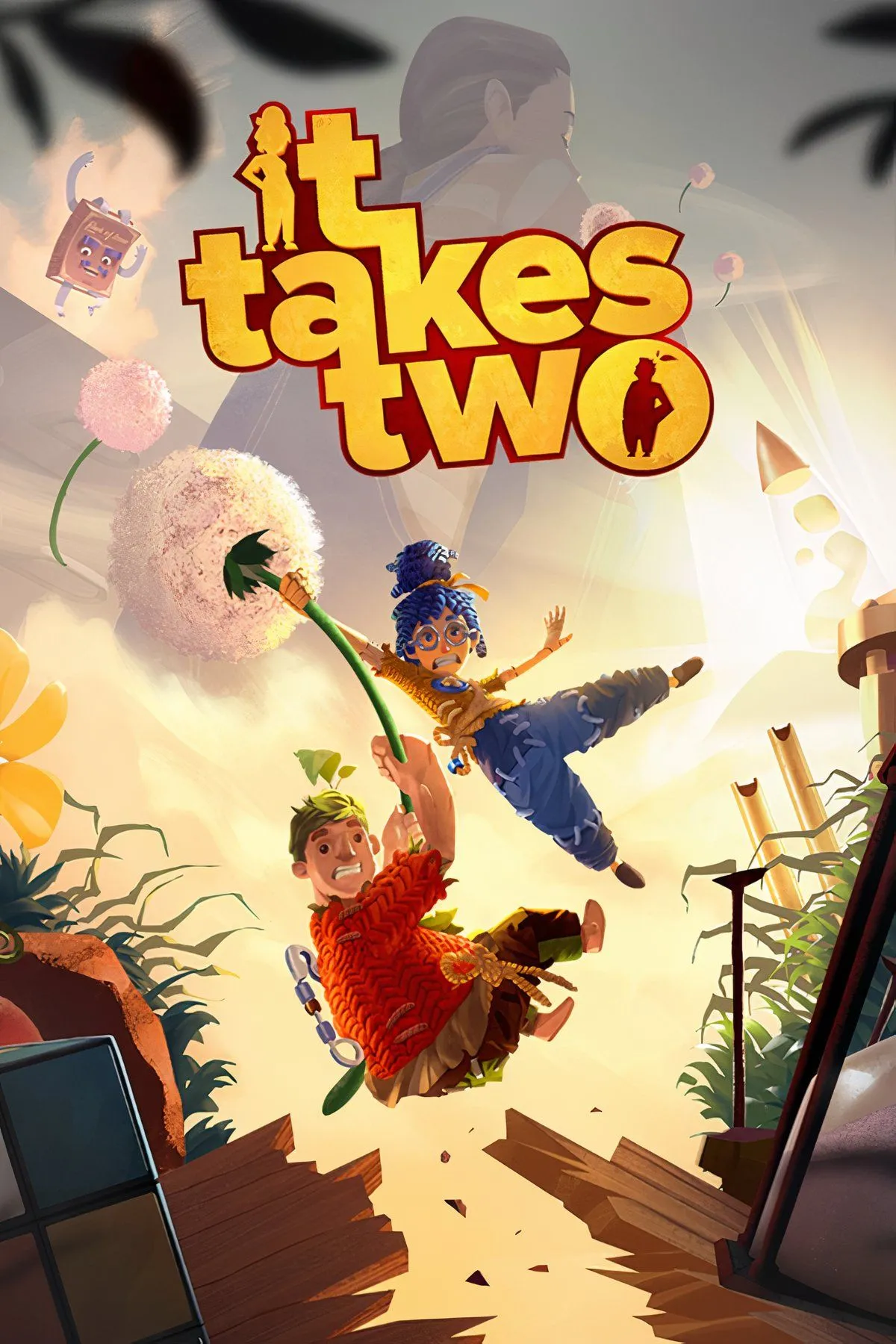 Tổng hợp hình ảnh từ game It Takes Two, thể hiện lối chơi co-op độc đáo.
