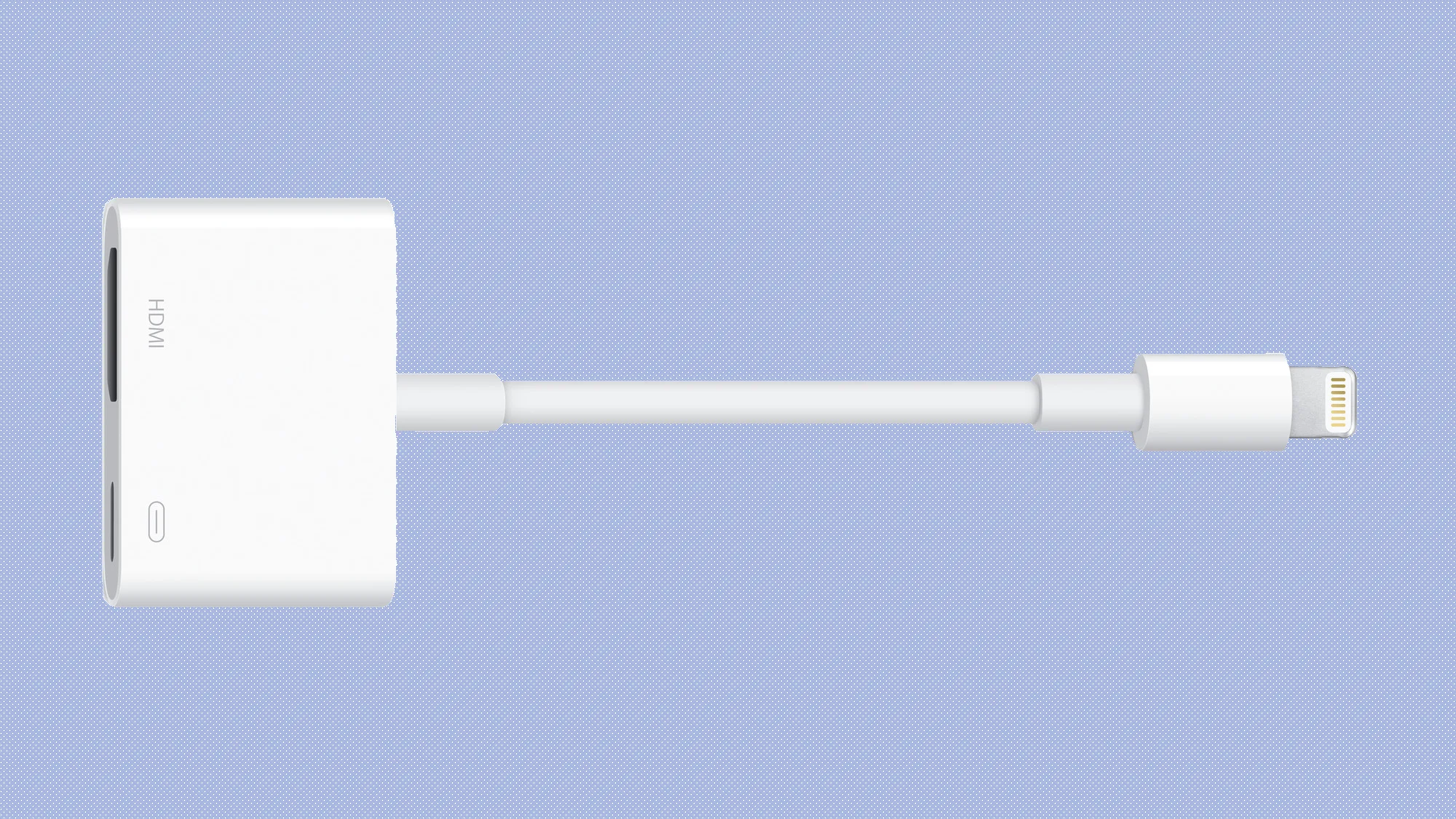 Adapter Apple Lightning Digital AV chuyển đổi tín hiệu cho TV