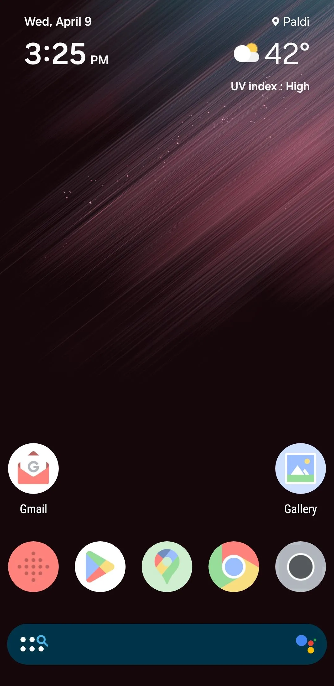 Bộ sưu tập các biểu tượng ứng dụng Delta Icon Pack hiển thị trên điện thoại Android
