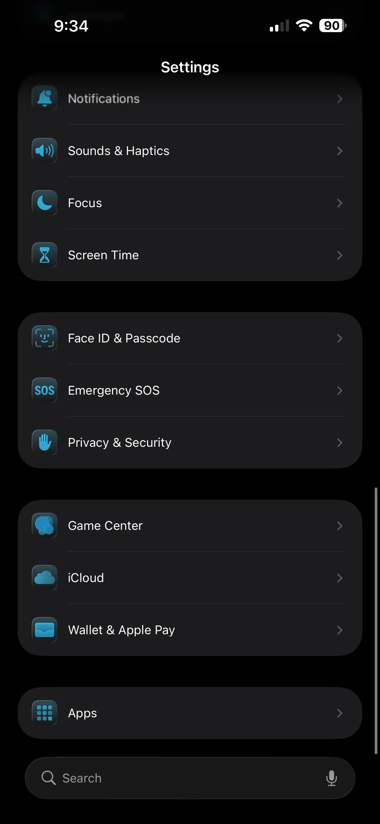 Cài đặt phát hiện tin nhắn rác trên iOS 26