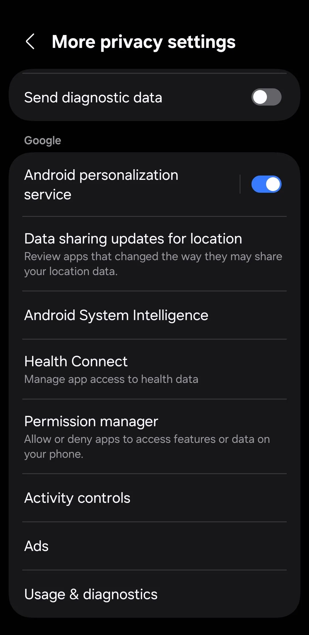 Cài đặt quyền riêng tư trên điện thoại Android để quản lý dữ liệu