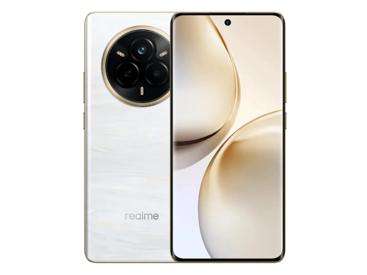 Cận cảnh thiết kế cụm camera hình tròn và mặt lưng của Realme 14 Pro Plus
