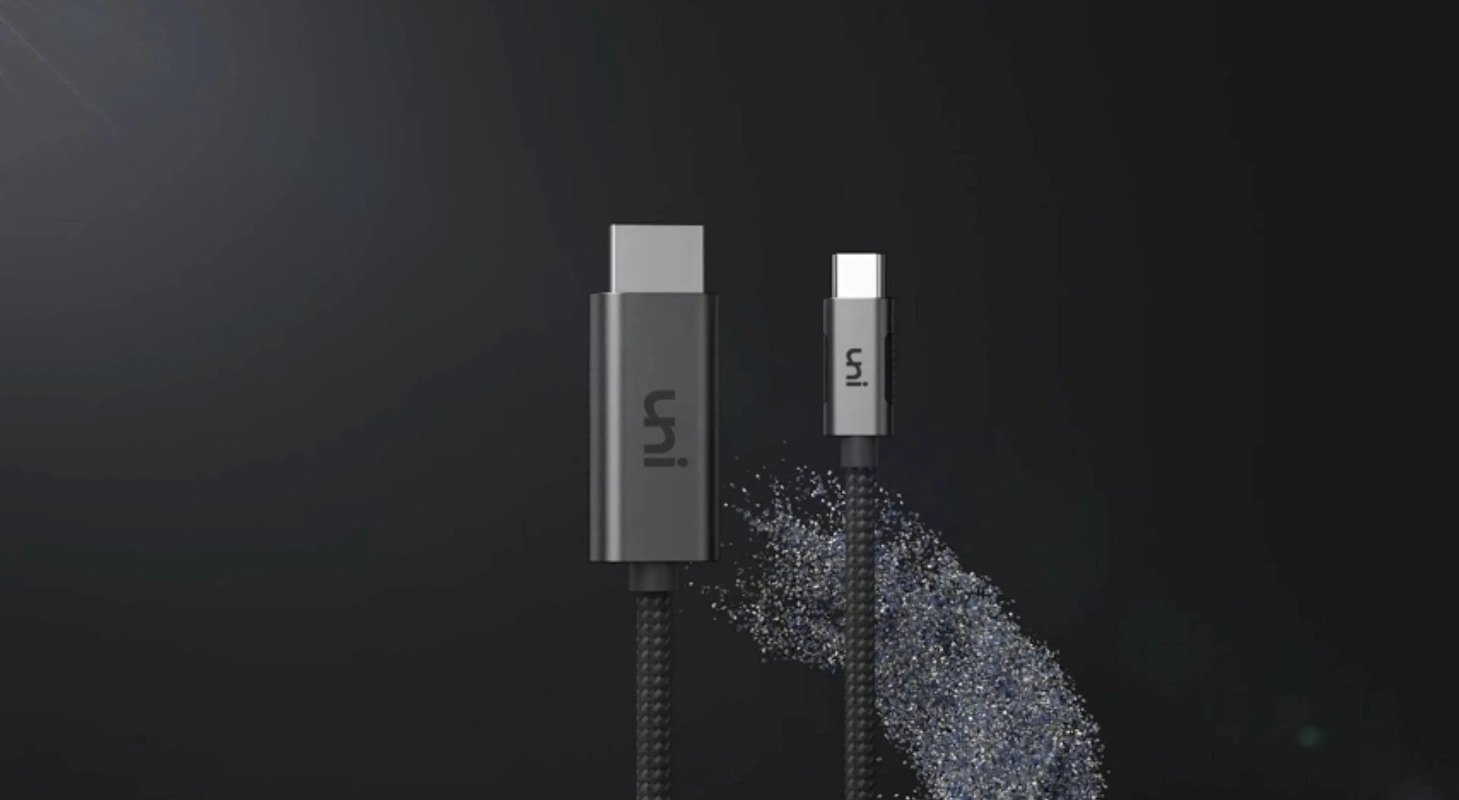 Cáp chuyển đổi USB-C sang HDMI màu đen, giải pháp kết nối điện thoại hoặc laptop với TV nhanh chóng