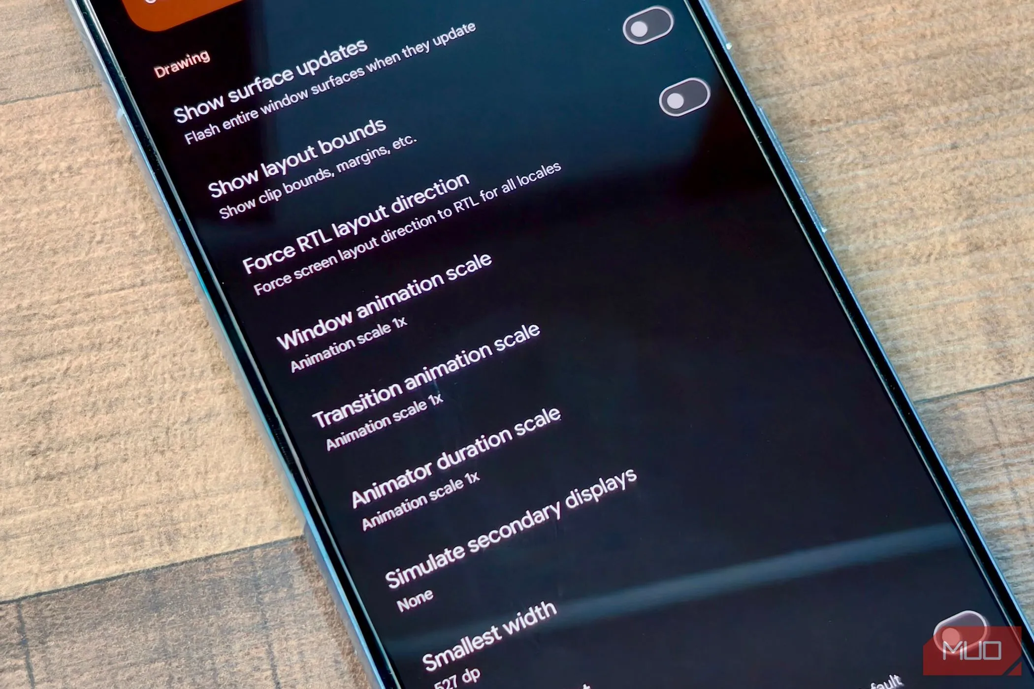 Điều chỉnh tỉ lệ hình động hệ thống Android thông qua Tùy chọn nhà phát triển để tăng tốc độ phản hồi thiết bị