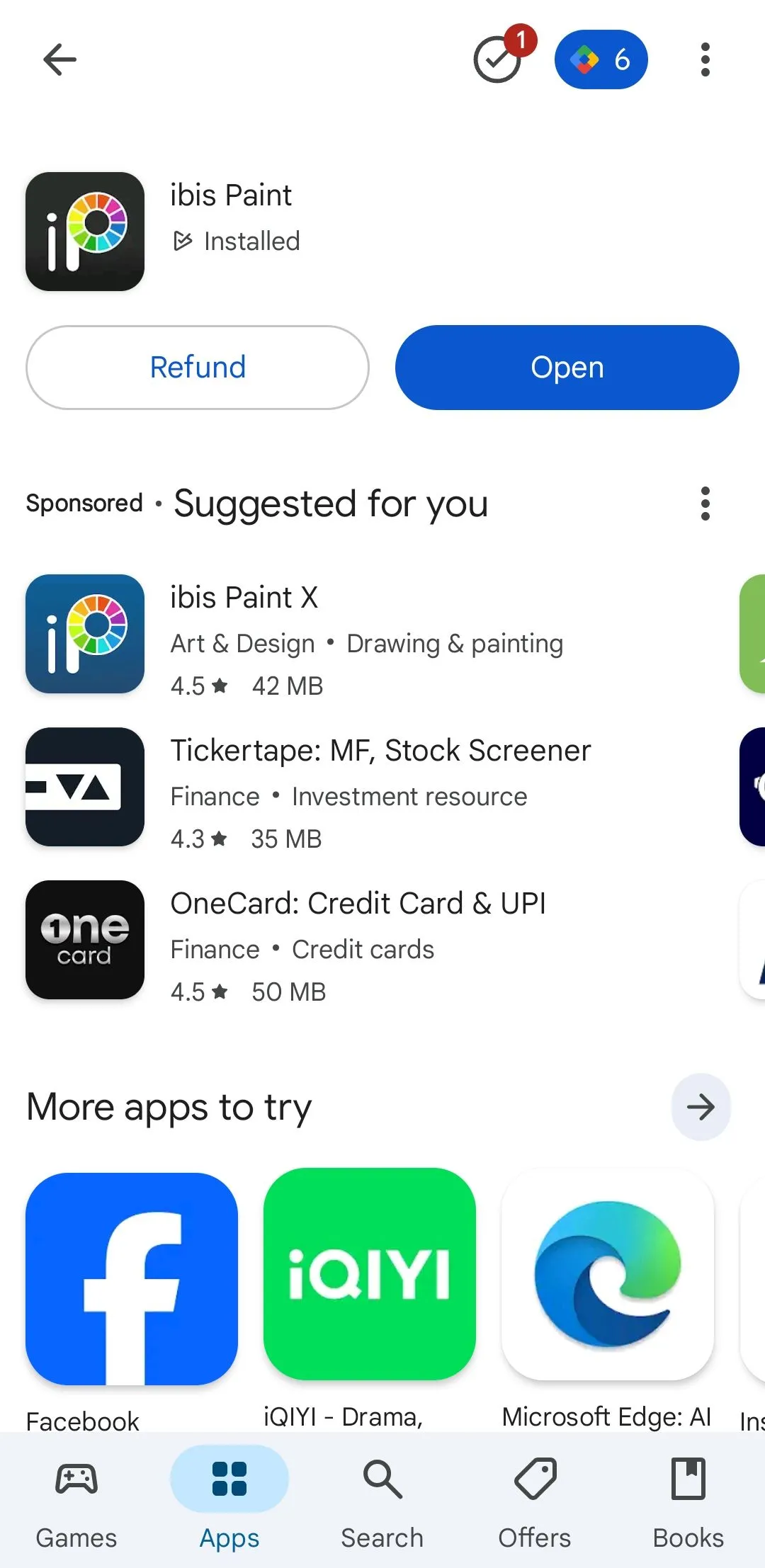 Google Play Store hiển thị tùy chọn hoàn tiền cho ứng dụng trả phí đã mua