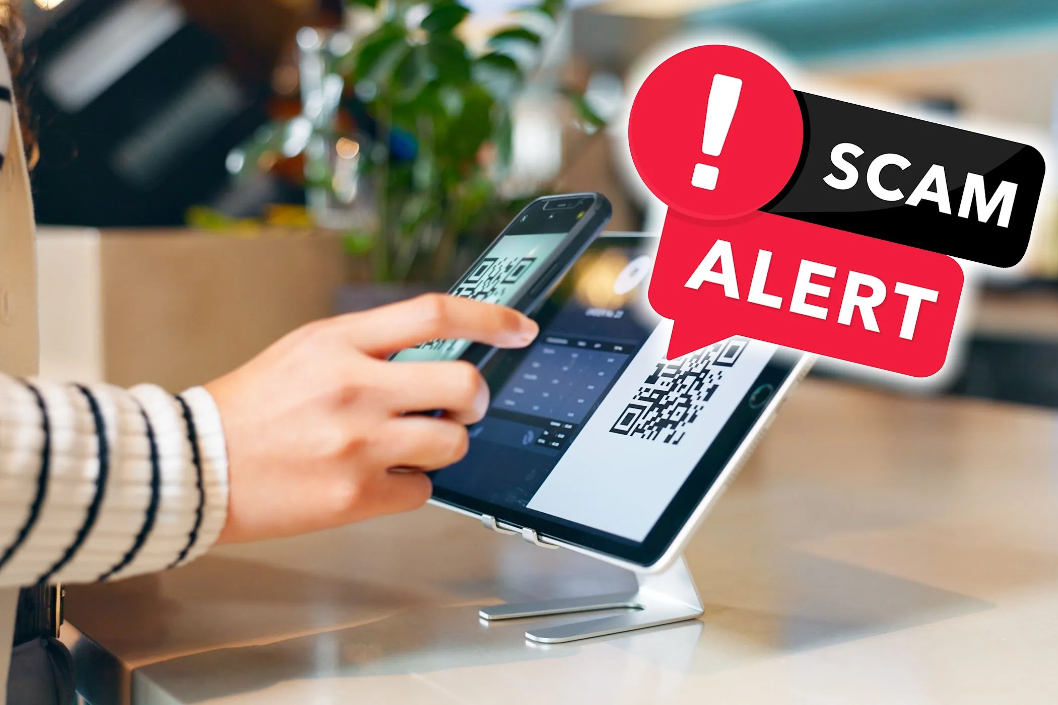Hình ảnh minh họa việc quét mã QR, tương tự cách thiết lập IR Blaster bằng mã QR trên ứng dụng