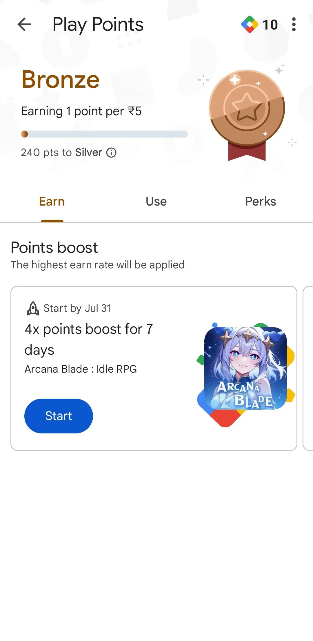 Kiếm Google Play Points trong Google Play Store thông qua các giao dịch mua hàng