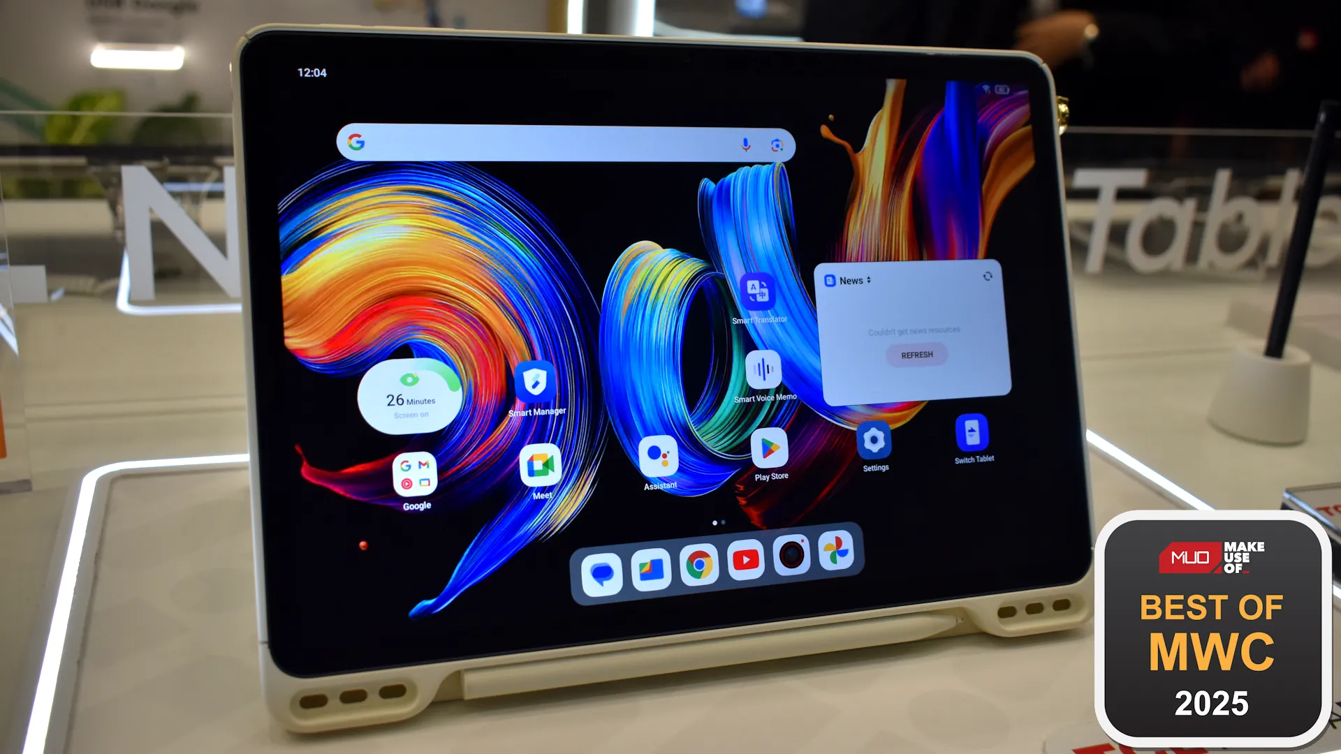 Máy tính bảng TCL Nxtpaper 11 Plus với màn hình công nghệ Nxtpaper tại MWC 2025