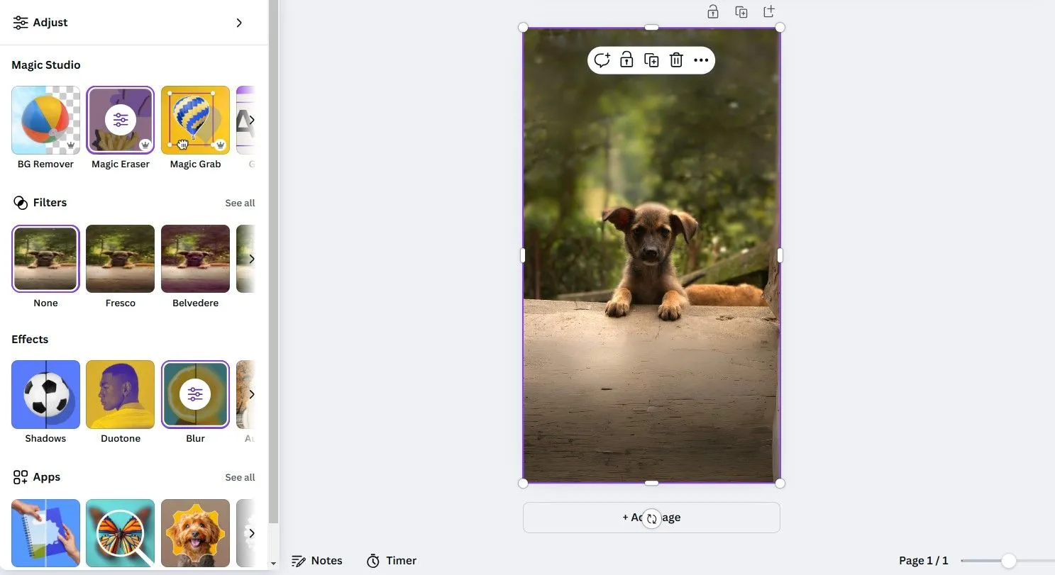 mở rộng khung ảnh để đăng lên Instagram Reels bằng công cụ chỉnh sửa ảnh AI