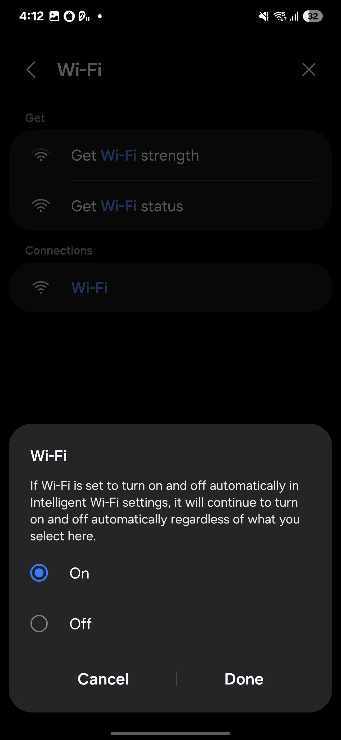 Thiết lập Samsung Routines để bật Wi-Fi khi về nhà