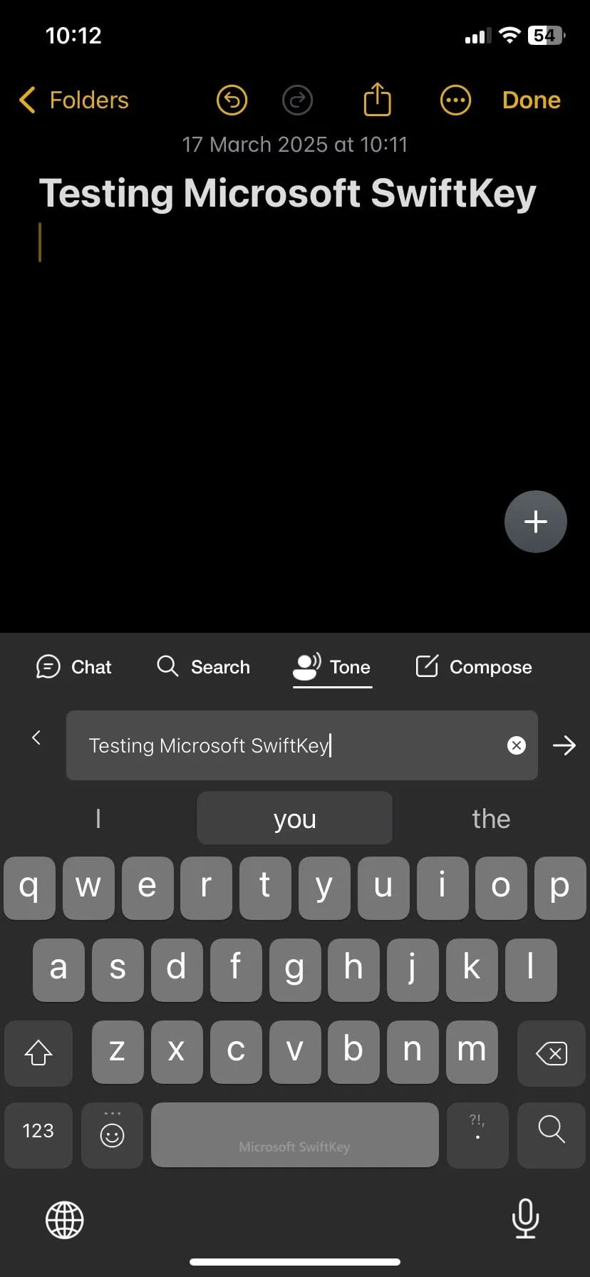 Tính năng điều chỉnh giọng điệu tin nhắn bằng AI trên bàn phím SwiftKey