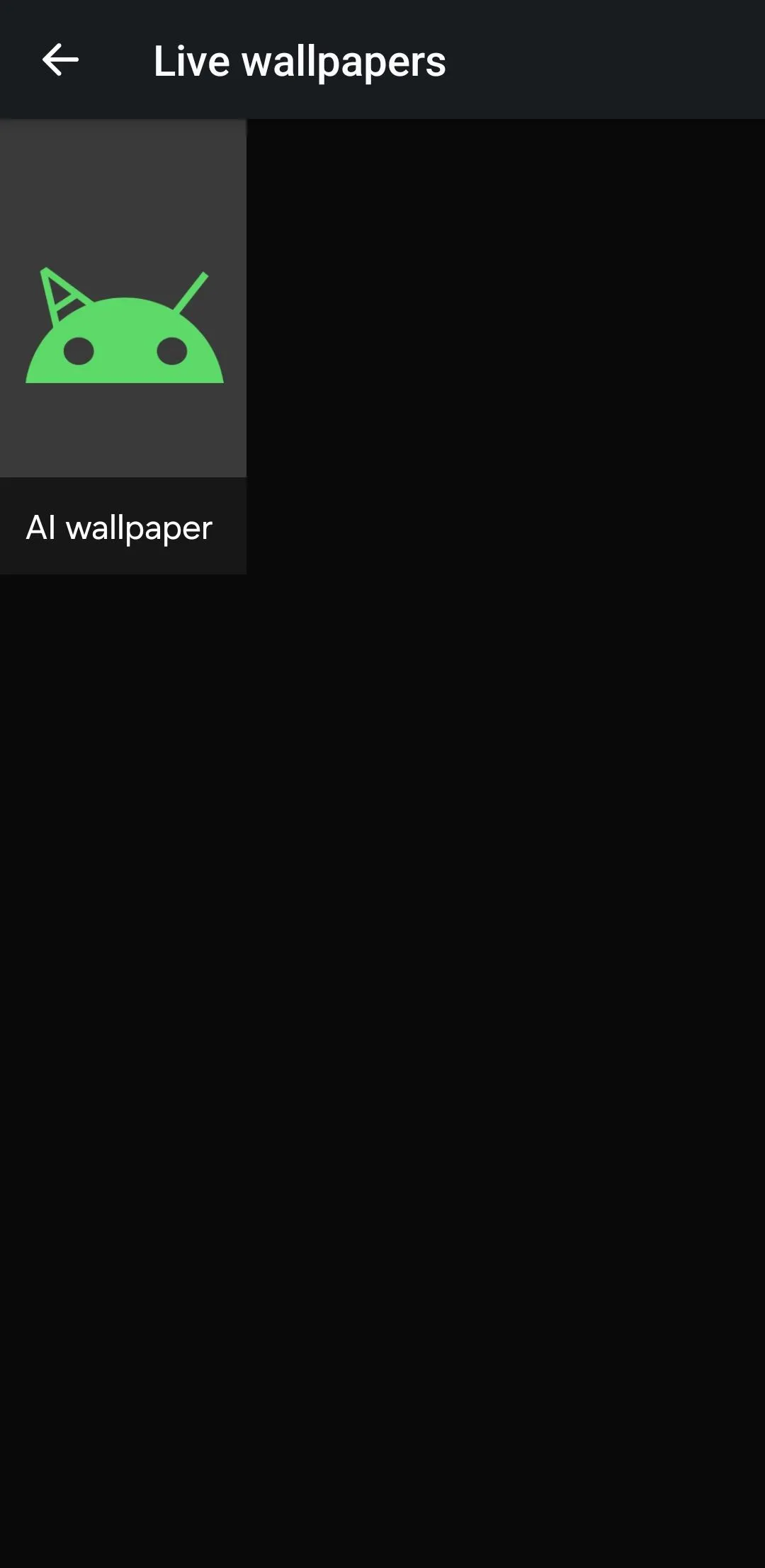 Tính năng hình nền AI trong ứng dụng Google Wallpapers trên Android