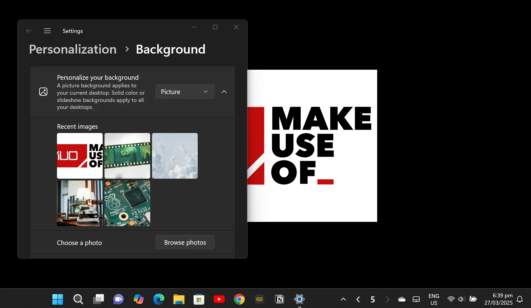 Tùy chỉnh tên và hình nền cho desktop ảo trong Windows 11