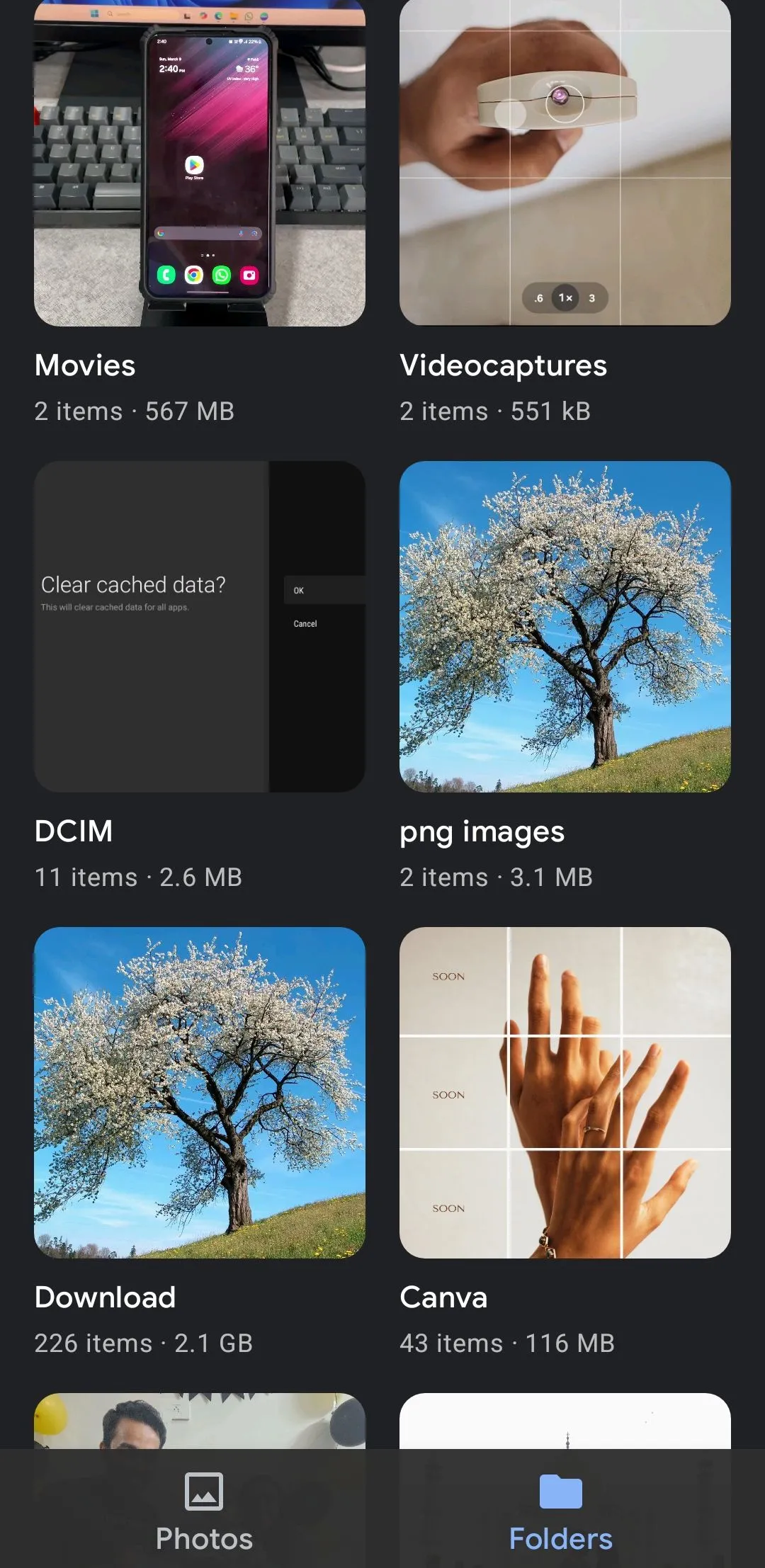 Ứng dụng Google Gallery trên điện thoại Android để quản lý ảnh đơn giản